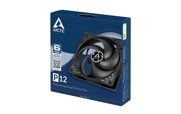 Gehäuselüfter Arctic Cooling P12 black 120x120x25mm, 12V, 1800rpm