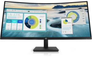 HP P34hc 34 21:9 Curved LED VA 3440x1440, DP, HDMI, USB-A, USB-C, 5J