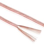 Sonero Lautsprecherkabel 0,75mm² CCA Transparent 50m
