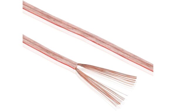 1186143 - Mediatech Sonero Lautsprecherkabel 0,75mm² CCA Transparent 50m