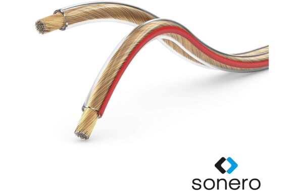 1186143_3 - Mediatech Sonero Lautsprecherkabel 0,75mm² CCA Transparent 50m