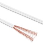 Sonero Lautsprecherkabel 0,75mm² CCA Weiss 50m