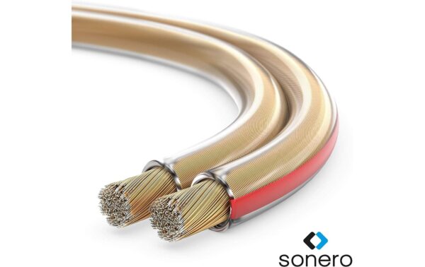 1186156_2 - Mediatech Sonero Lautsprecherkabel 1,50mm² CCA Transparent 20m
