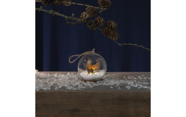 Star Trading Tischdekoration Fauna 8 cm x 9 cm x 8 cm, 1 LED, Indoor