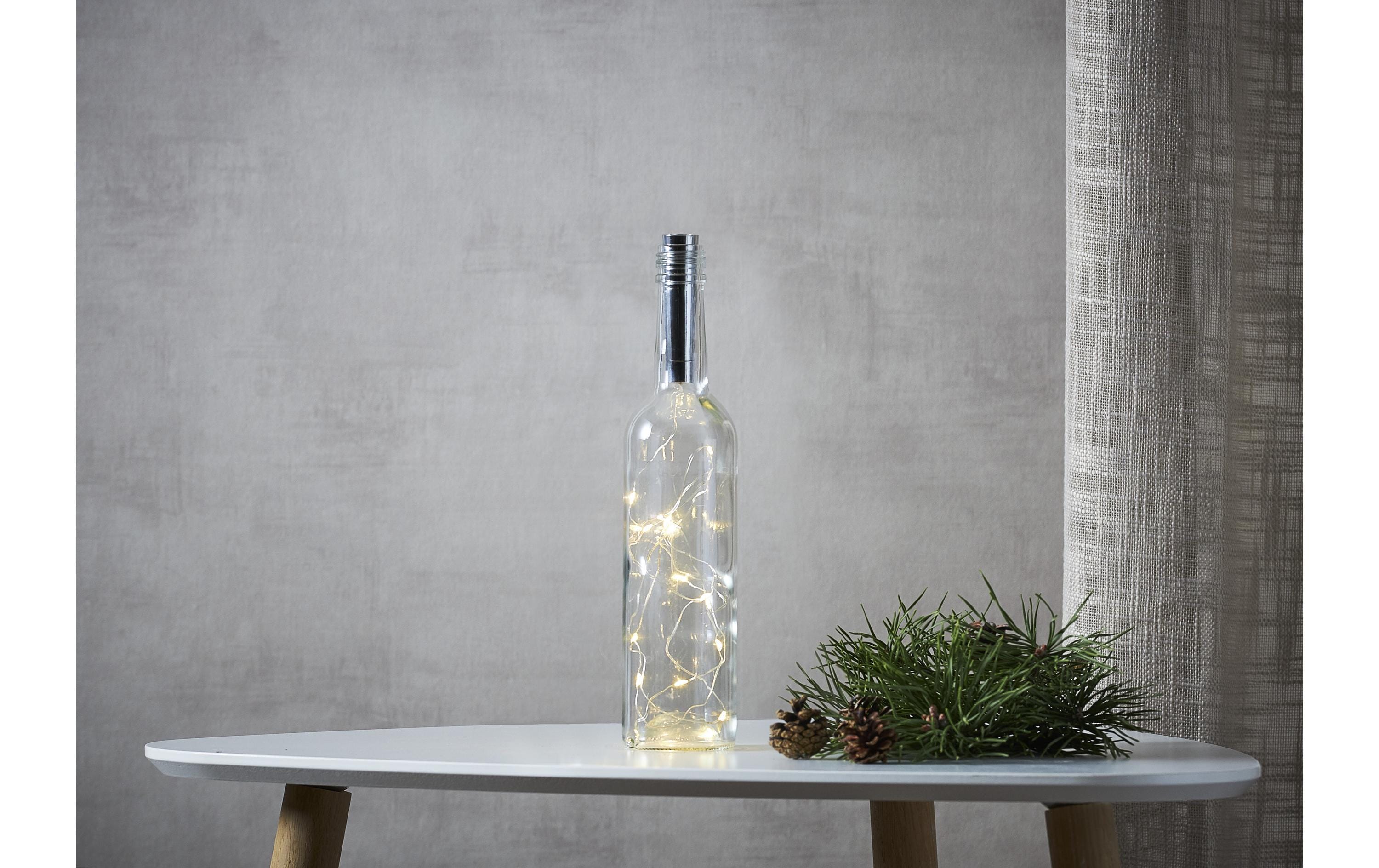 1187337_4 - Mediatech Star Trading Lichterkette Dew Drop silber 75 cm, 15 LEDs, Indoor