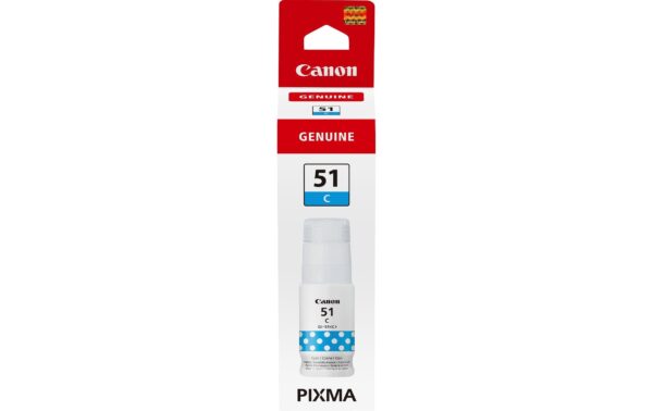 Tinte Canon GI 51 C, cyan 7.000 Seiten, 70 ml, zu G3560