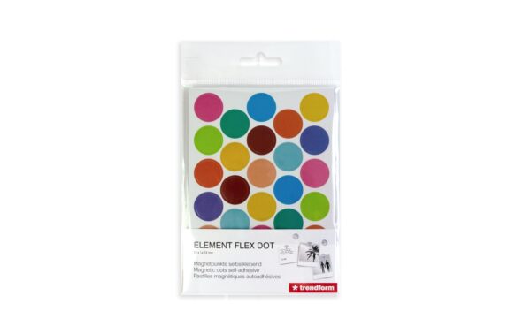 Trendform Magnetpunkte Element Punkt flex multicolor, 28er Set