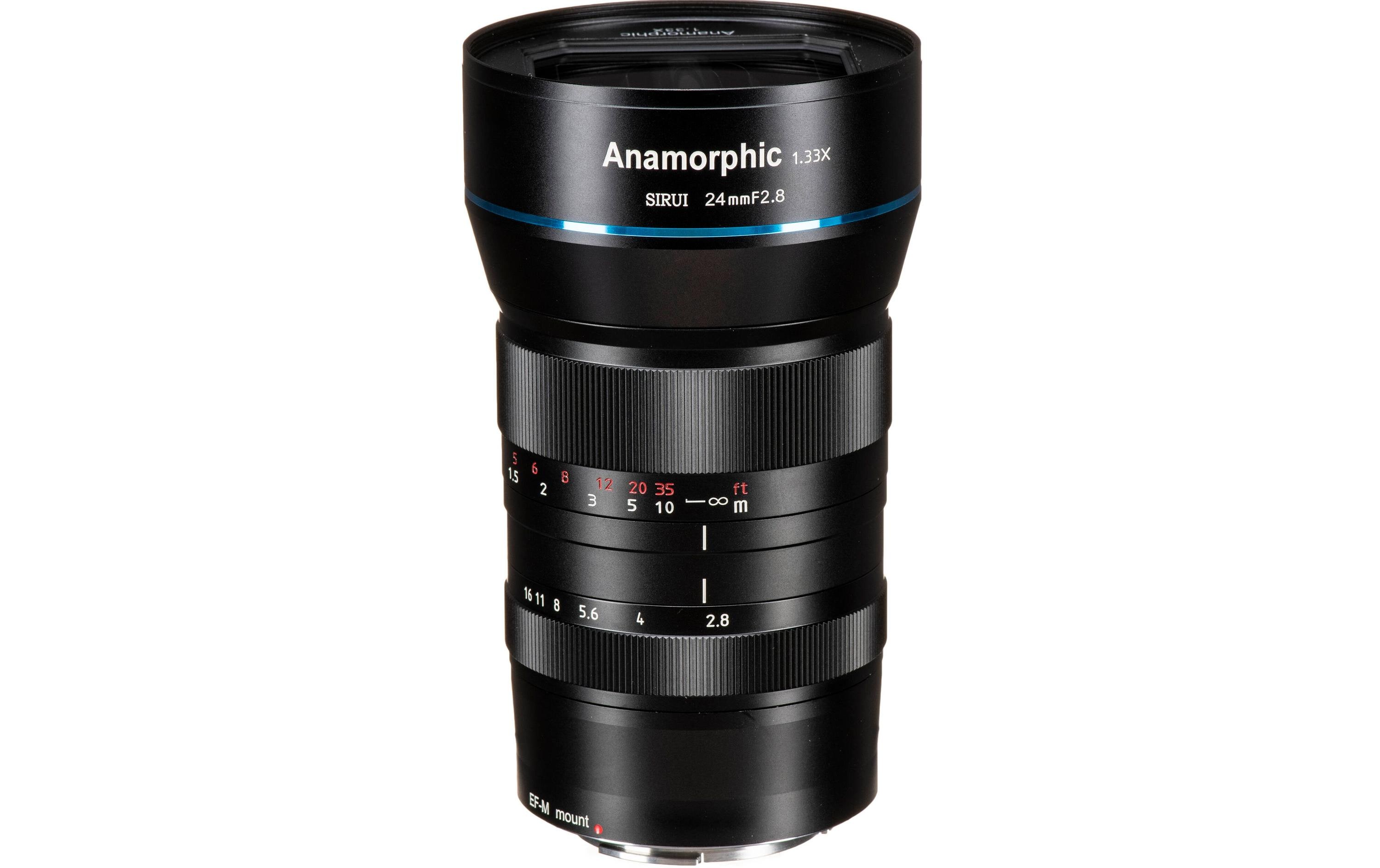 Sirui Objektiv 24mm Anamorphe 1.33X Canon EFM-Mount kaufen Schweiz | Mediatech.ch