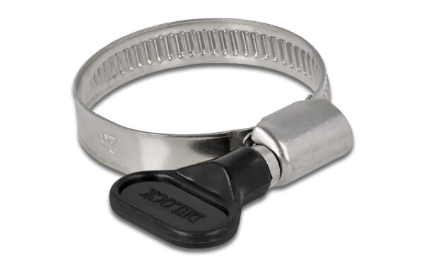 1192206 - Mediatech Delock Schlauchschellen, Schwarz, 10 Stück 25-40 mm, Edelstahl, Kunststoff kaufen Schweiz | Mediatech.ch