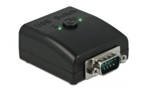 Delock Seriell Umschalter 1x RS-232/ 2xUSB schwarz, manuell kaufen Schweiz | Mediatech.ch