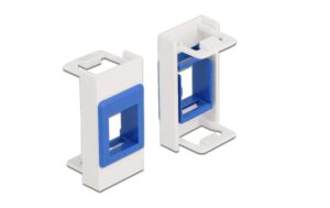 1192238 - Mediatech Delock Keystone Leergehäuse für Geräteinbau Halterung für 1 Port, blau, 22.5 x 45 mm kaufen Schweiz | Mediatech.ch