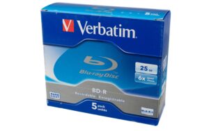Verbatim BD-R 6x Single Layer 25GB 5-Pck. Blu-ray Scratchguard plus, Jewel Case