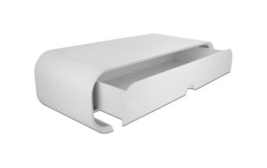 Delock Monitorständer mit einer Schublade 505 x 230 x 160mm, weiss