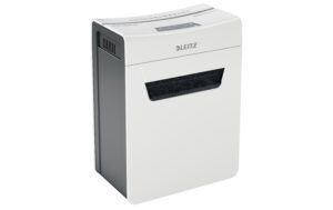 1202647 - Mediatech Leitz Aktenvernichter IQ Protect Premium 8X P-4, 8 Blatt, grau/weiss kaufen Schweiz | Mediatech.ch