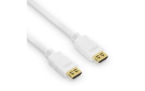 PureInstall 4K HDMI Kabel, 7.5m Weiss, HDMI 2.0, 4K/60Hz 18Gbps