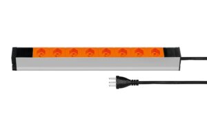STEFFEN Steckdosenleiste 19 1HE, 8xT23, Typ23, 3m/T12, orange kaufen | Mediatech.ch