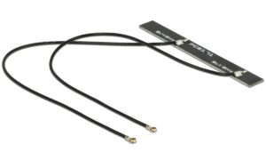 Delock WLAN Antenne, 2x MHF 4L Stecker Klebemontage, Dualband, 3-5dBi kaufen Schweiz | Mediatech.ch