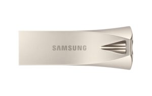 Samsung USB3.1 Bar Plus Silver 64GB silber, Lesen: 300MB/s, Schreiben: 30MB/s