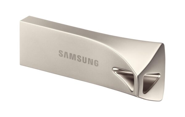 1207379_2 - Mediatech Samsung USB3.1 Bar Plus Silver 64GB silber, Lesen: 300MB/s, Schreiben: 30MB/s