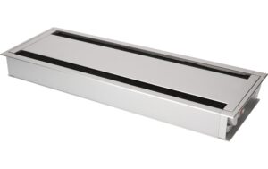 Bachmann TWOFOLD COVER Einbaurahmen Silber, beidseitig öffenbar
