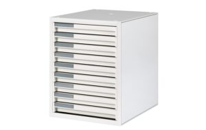 Styro Schubladenbox Styrokay Grösse 27 x 34.5 x 34 cm, 9 Schubladen