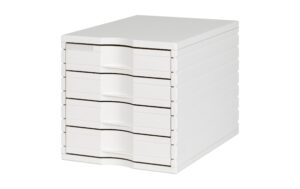 Styro Schubladenbox Styrotop 4 Schubladen, weiss