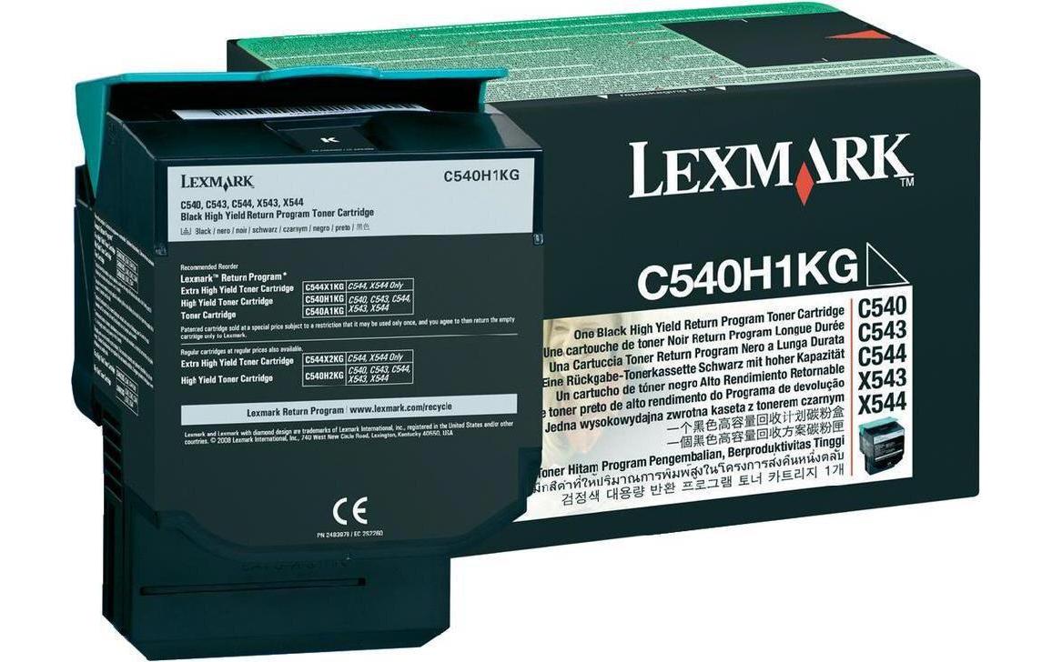 Lexmark Rückgabe-Tonerkassette C540H1KG schwarz 2500 Seiten für C544/X544 kaufen | Mediatech.ch