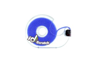 PatchSee ID-SCRATCH Klettband Dispender Box 2m, Blue Aqua