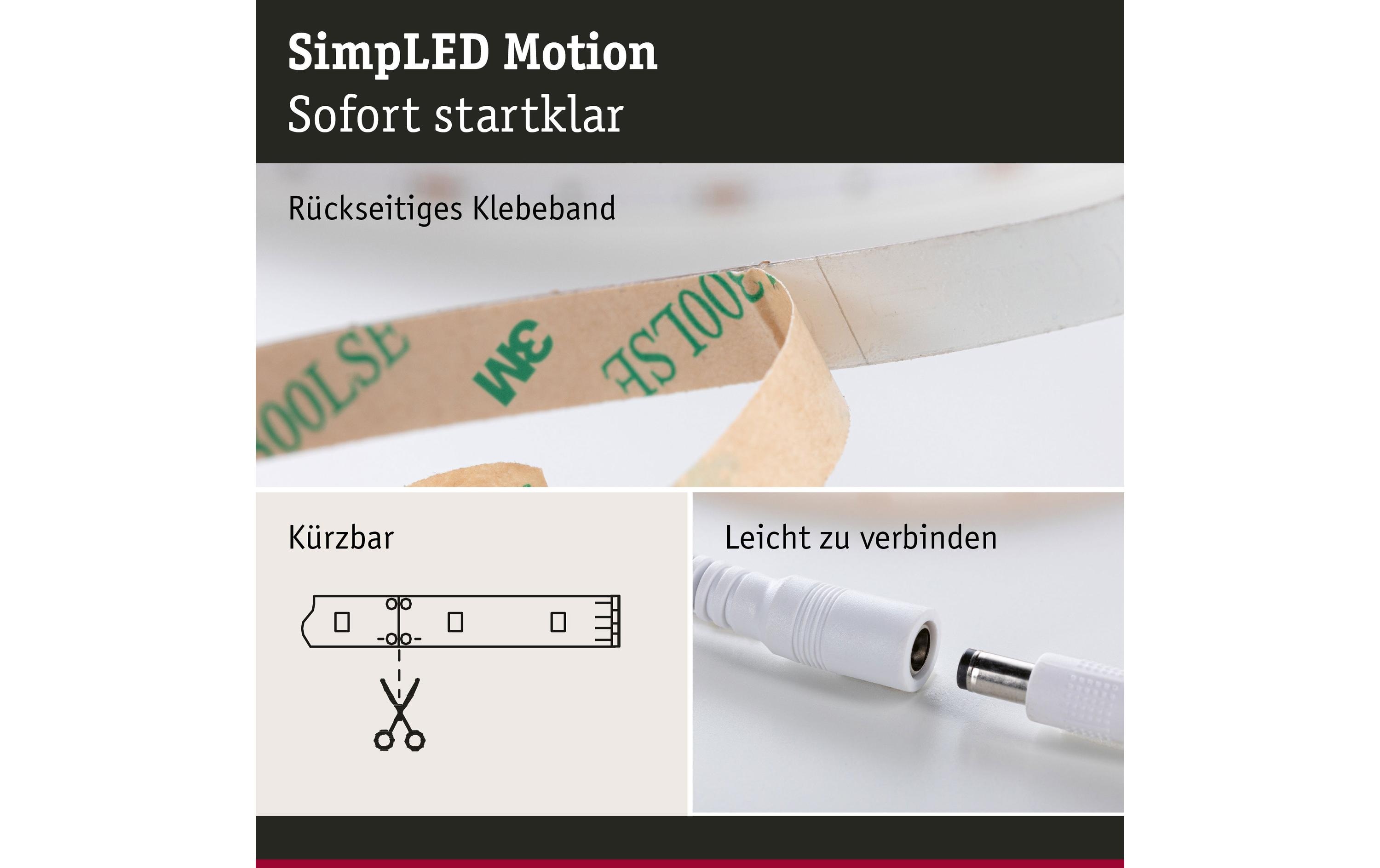 1210882_3 - Mediatech Paulmann LED Stripe SimpLED Motion Set 7,5m 15W, RGB, 494lm, beschichtet