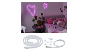 Paulmann LED Stripe Neon Colorflex USB Pink 4.5W, Pink, 10lm, 100cm