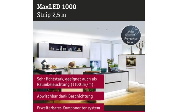 Paulmann LED Stripe MaxLED 1000 2,5m EXT 29W, 6500K, 2200lm, beschichtet