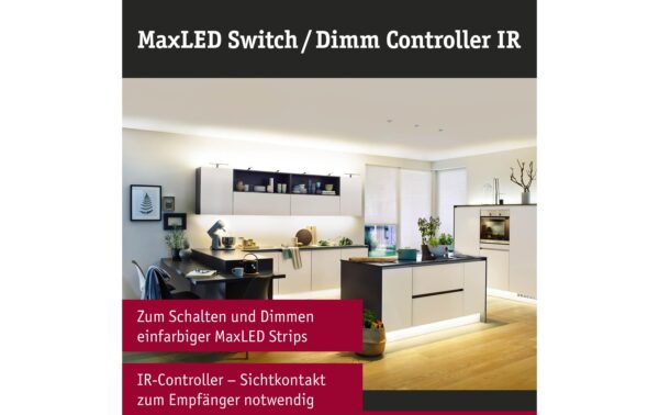 Paulmann MaxLED Controller IR-Dimm/Switch, max. 144W, inkl. Fernbed