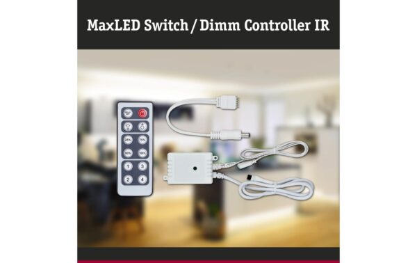 Paulmann MaxLED Controller IR-Dimm/Switch, max. 144W, inkl. Fernbed
