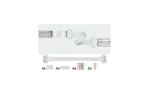Paulmann MaxLED Universal Connector 2er Pack, Weiss, Kunststoff kaufen Schweiz | Mediatech.ch