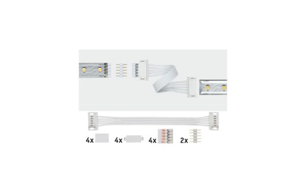 Paulmann MaxLED Universal Connector 2er Pack, Weiss, Kunststoff kaufen Schweiz | Mediatech.ch