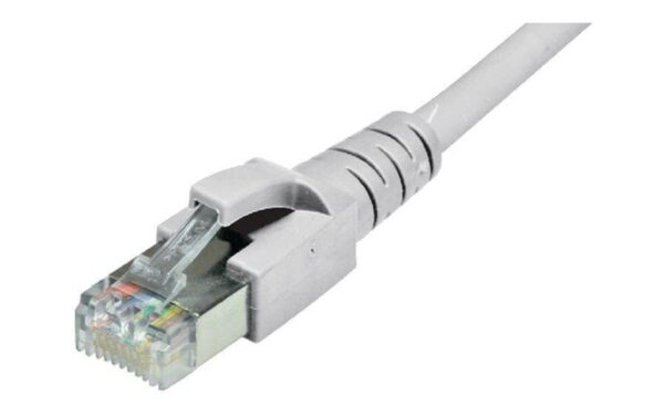 Dätwyler Patchkabel: S/FTP, 0.5m, grau Cat.6A, AWG26, 10Gbps, 500MHz