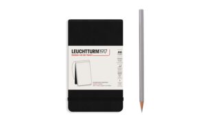 Leuchtturm Notizblock Reporter 184 Seiten, A6, Dotted, Schwarz
