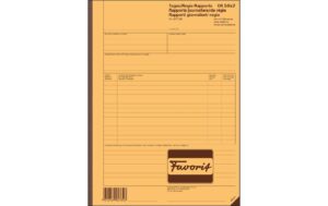 Favorit Tages-/Regie-Rapporte weiss/weiss, D/F/I, 220x297mm, 50x2 Blatt