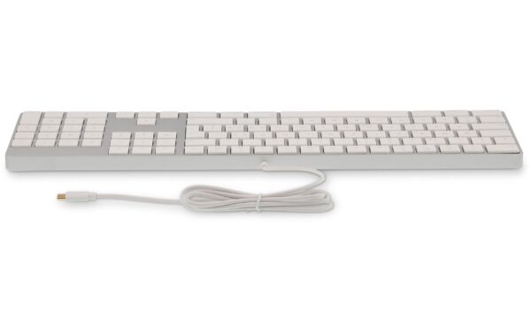 1211974_3 - Mediatech LMP USB-C Tastatur KB-1843, CH-Layout Zahlenblock, 106 Tasten, Silber