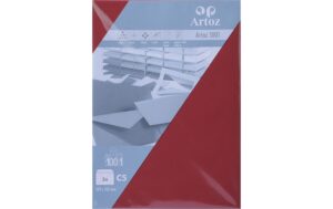 Artoz Couvert 1001 C5 100 gm2, Weinrot, 5 Blatt
