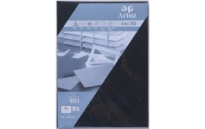 Artoz Couvert 1001 E6 100  gm2, Schwarz, 5 Blatt
