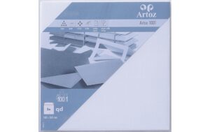 Artoz Couvert 1001 16cmx16cm 100 gm2, blütenweiss, 5 Blatt