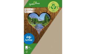 Artoz Karten Green Line A5 216 gm2, kraft, 5 Stück