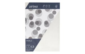 Artoz Couvert Perle C5 120 gm2, weiss, 5 Stück