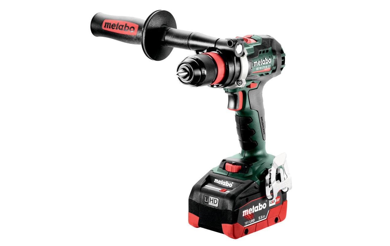 1214053 - Mediatech Metabo BS18LTXBL Q I Akku-Bohrschrauber 2x LiHD 5.5 Ah, ASC 145 kaufen Schweiz | Mediatech.ch