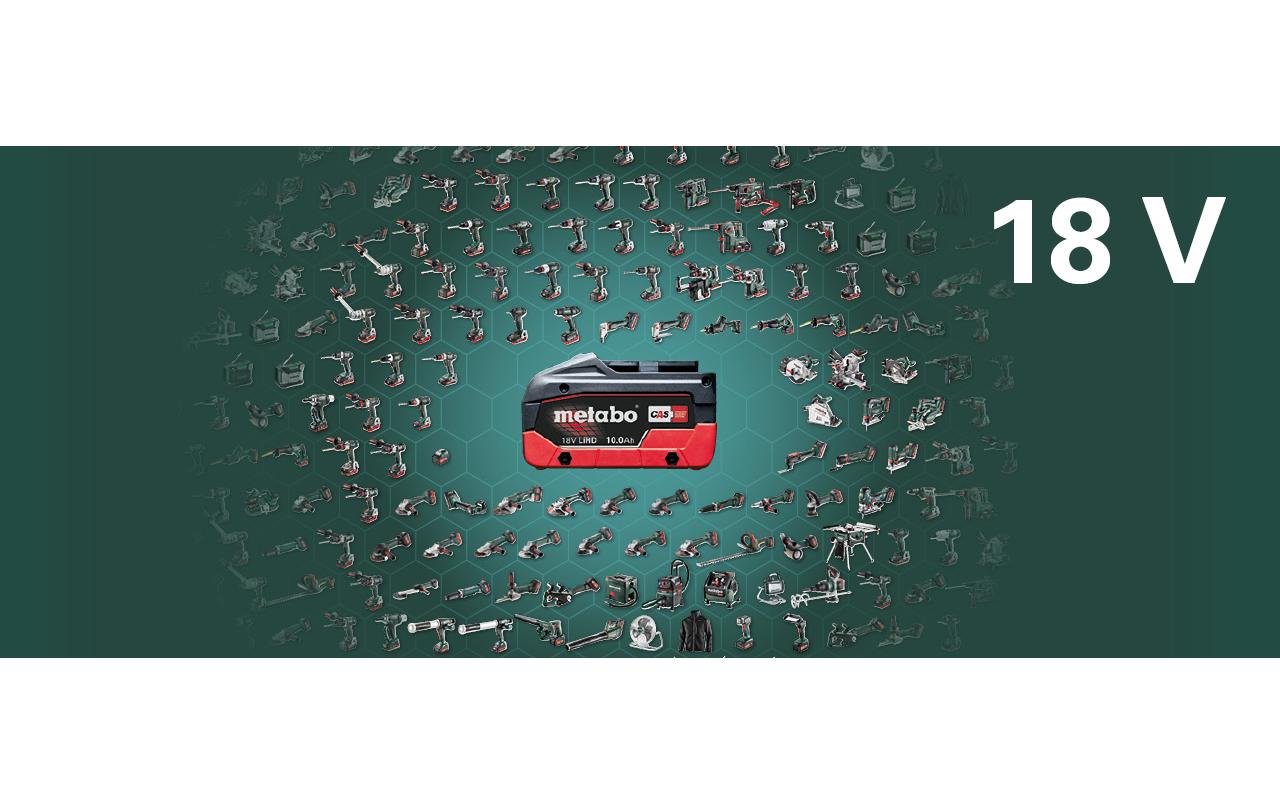 1214053_8 - Mediatech Metabo BS18LTXBL Q I Akku-Bohrschrauber 2x LiHD 5.5 Ah, ASC 145