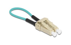 Delock LWL Loopback Adapter LC Multimode Farbe: Beige, OM3