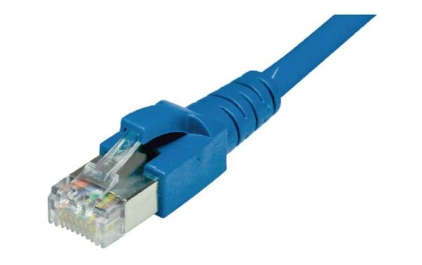 Dätwyler Patchkabel: S/FTP, 7.5m, blau Cat.6A, AWG26, 10Gbps, 500MHz