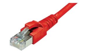 Dätwyler Patchkabel: S/FTP, 15m, rot Cat.6A, AWG26, 10Gbps, 500MHz