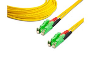 Lightwin LWL HQ Duplex Patchkabel, LSH, 2m Singlemode OS2, E2000/APC-E2000/APC komp.
